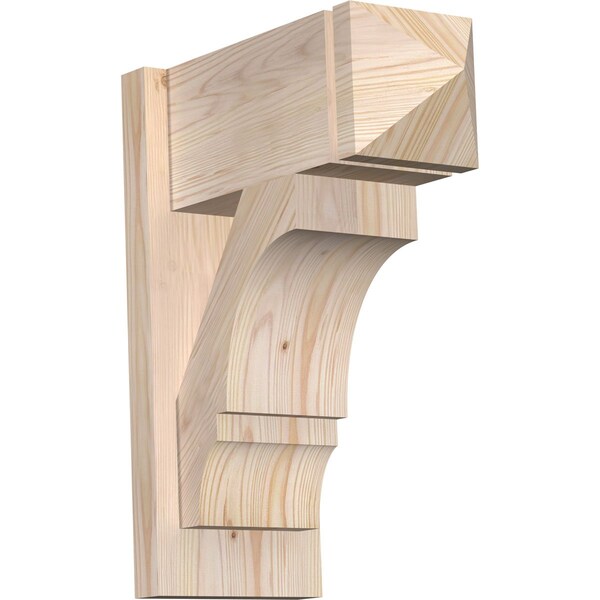 Ekena Millwork Balboa Arts & Crafts Smooth Outlooker, Douglas Fir, 7 1/2"W x 16"D x 20"H OUT08X16X20BOA03SDF - main